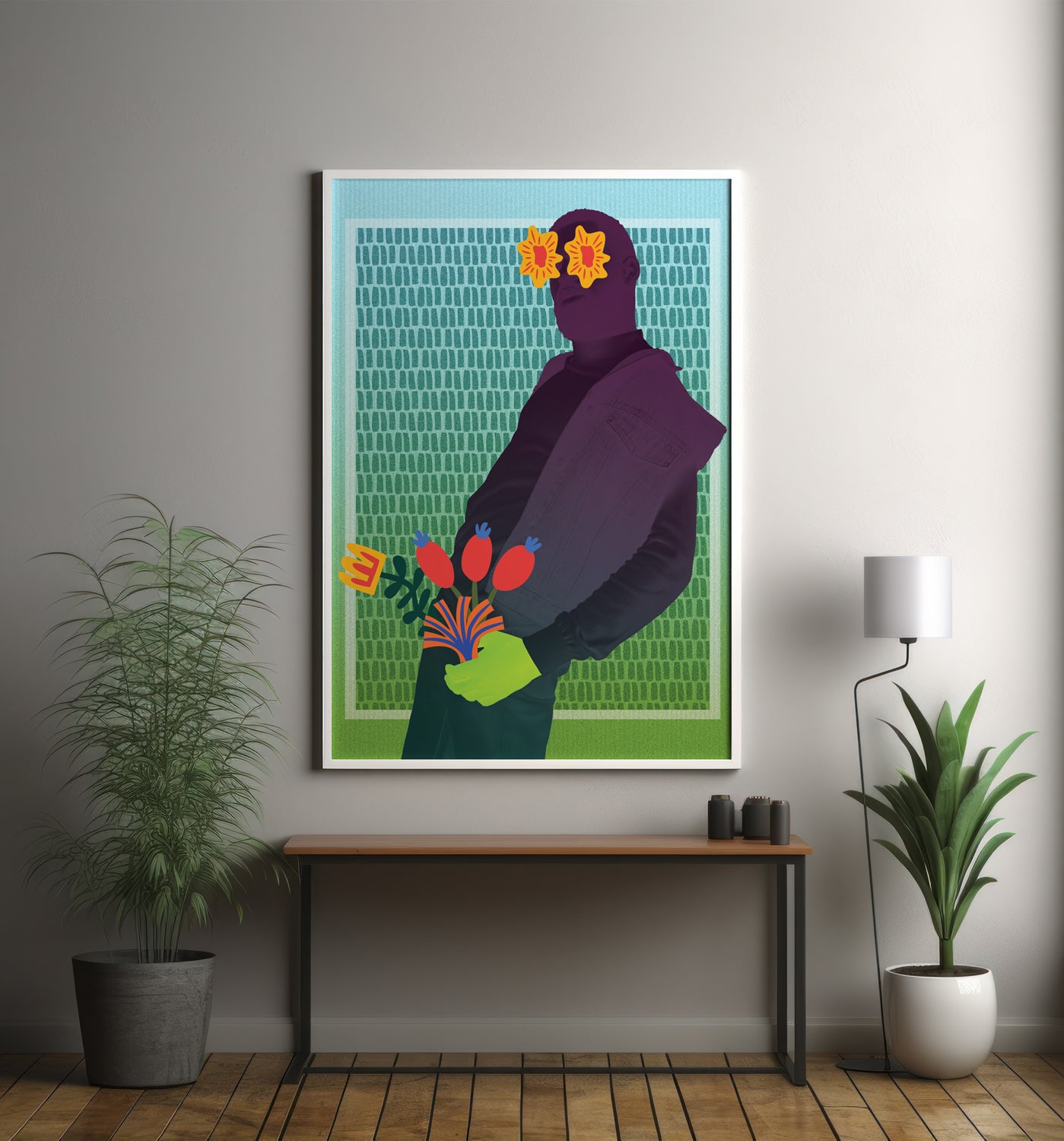 Stylish Wall Art Print Mock Up