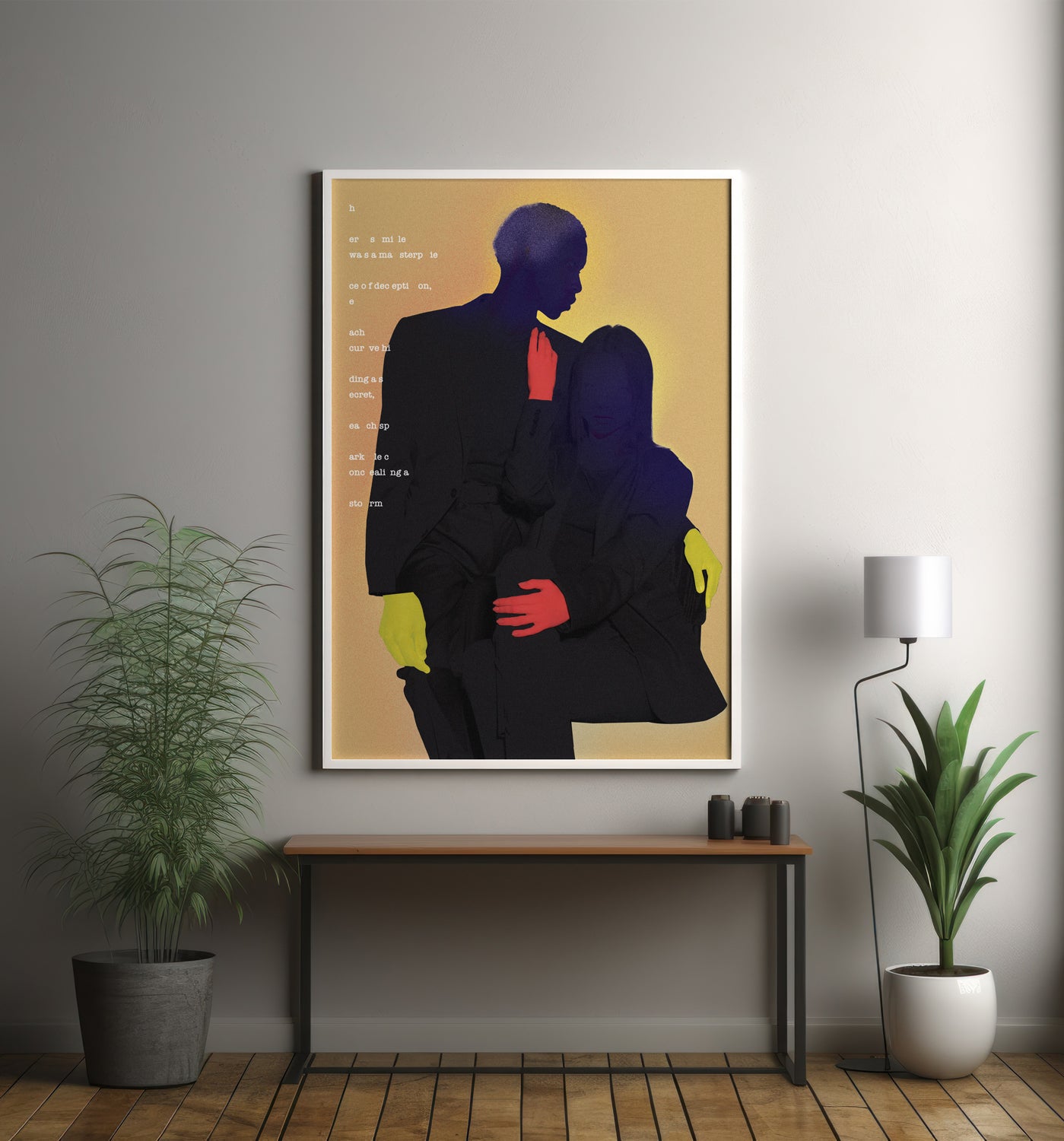 The Last Goodbye Wall Art Print Mock Up