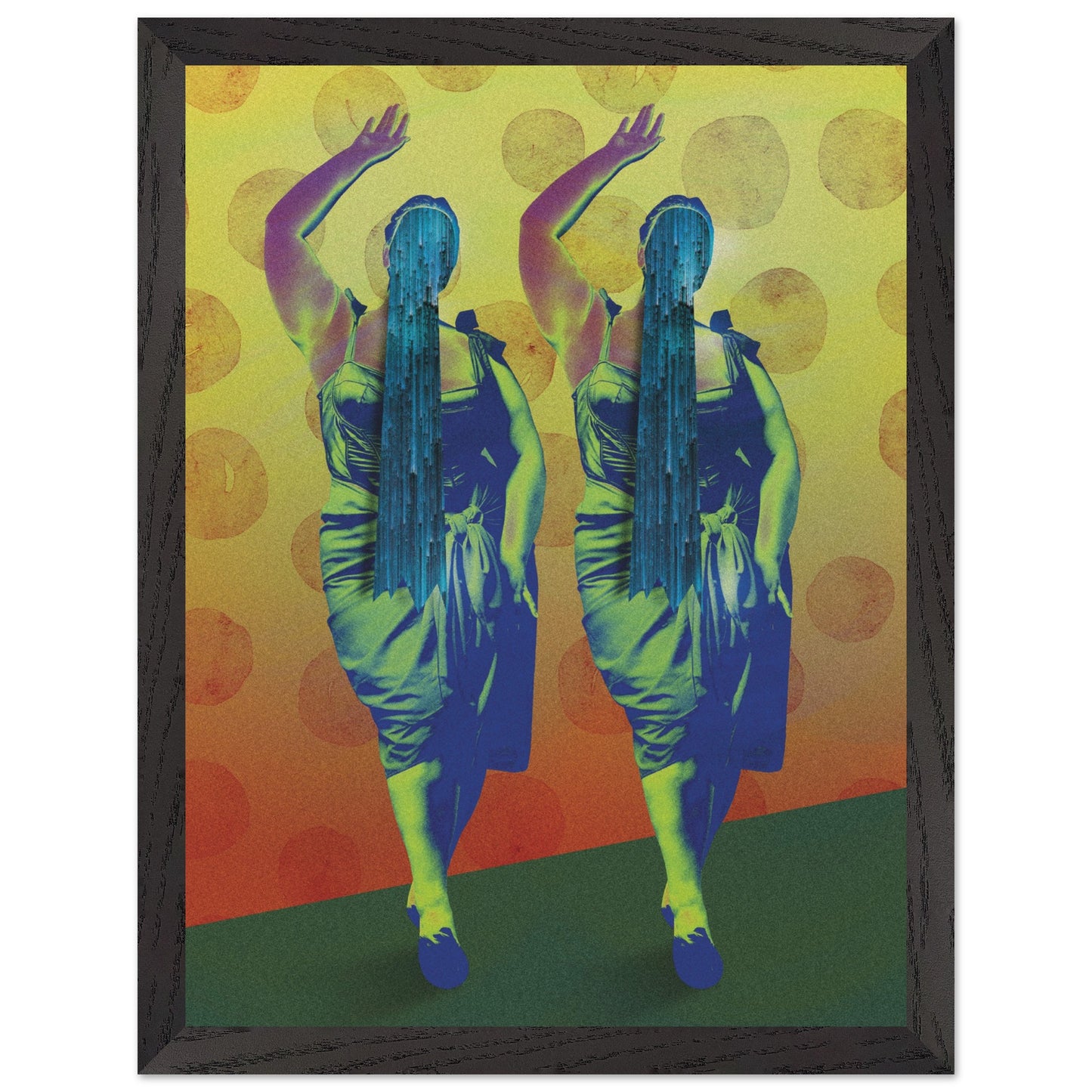 Wall Art Print - Aligned in Silence (30x40, Framed, Frame Color: Black)
