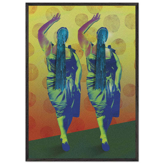 Wall Art Print - Aligned in Silence (70x100 , Framed, Frame Color: Black)