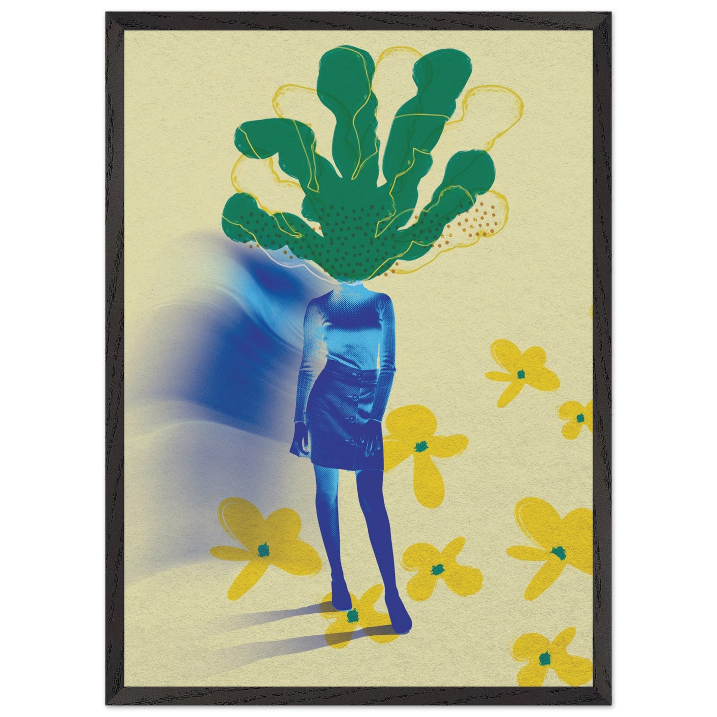 Wall Art Print - Candy Grapes (50x70, Framed, Frame Color: Black)