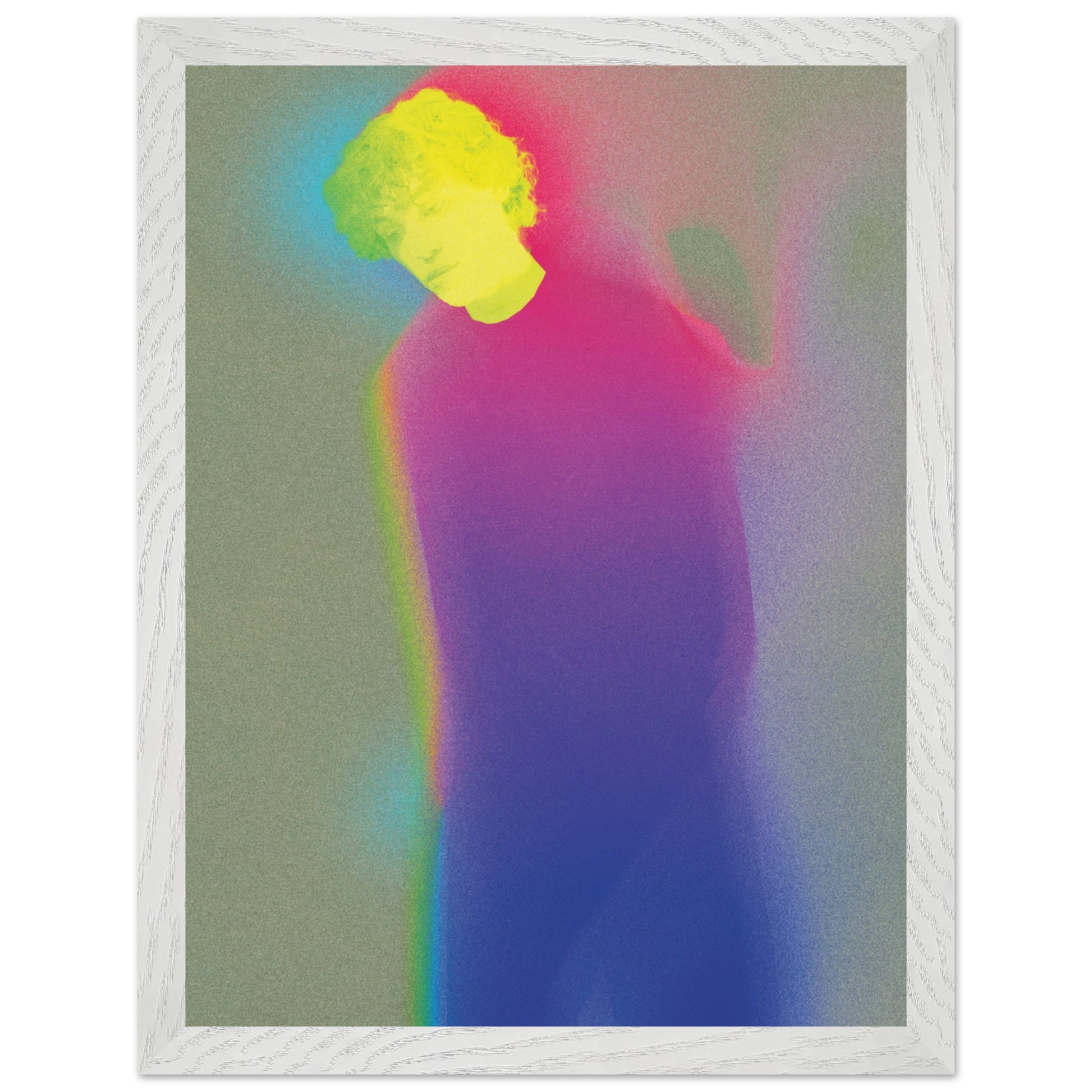 Wall Art Print - Endless Waves (30x40, Framed, Frame Color: White)