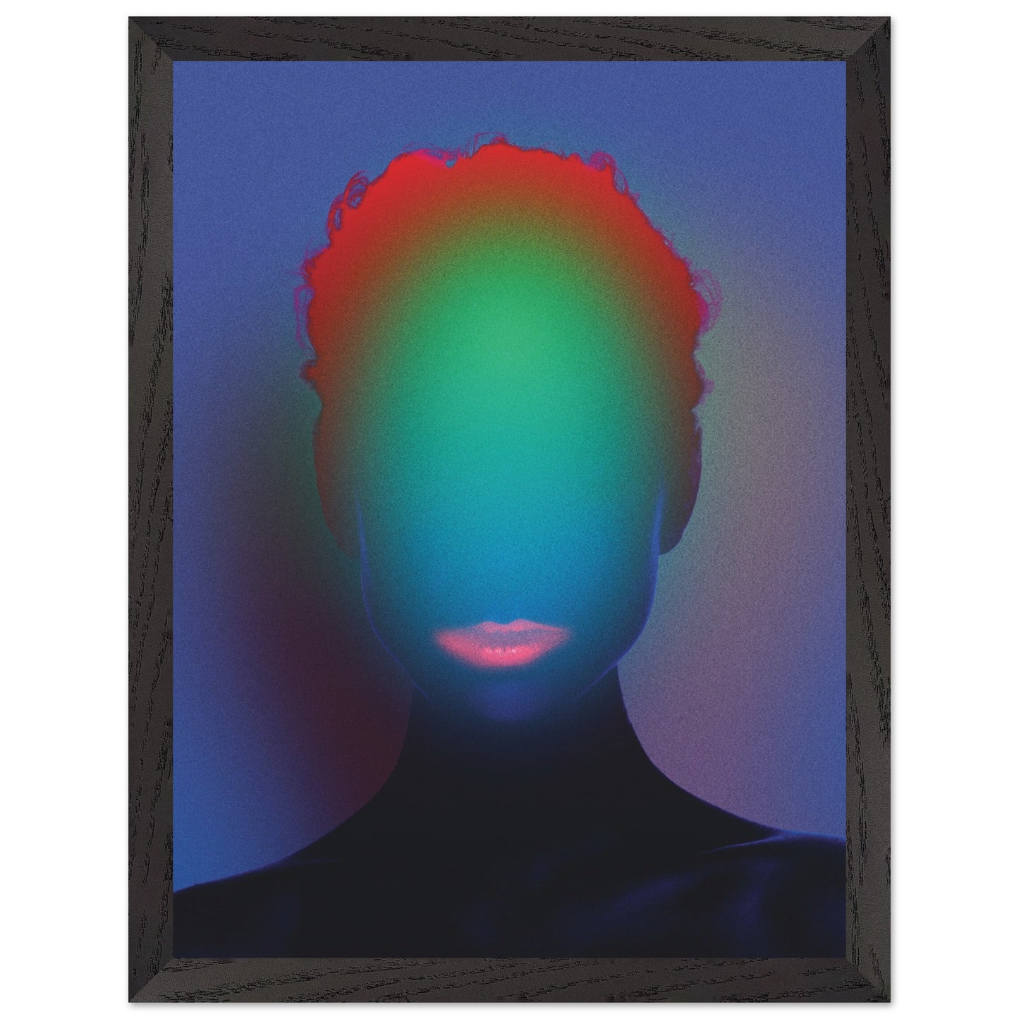 Wall Art Print - Lips (30x40, Framed, Frame Color: Black)