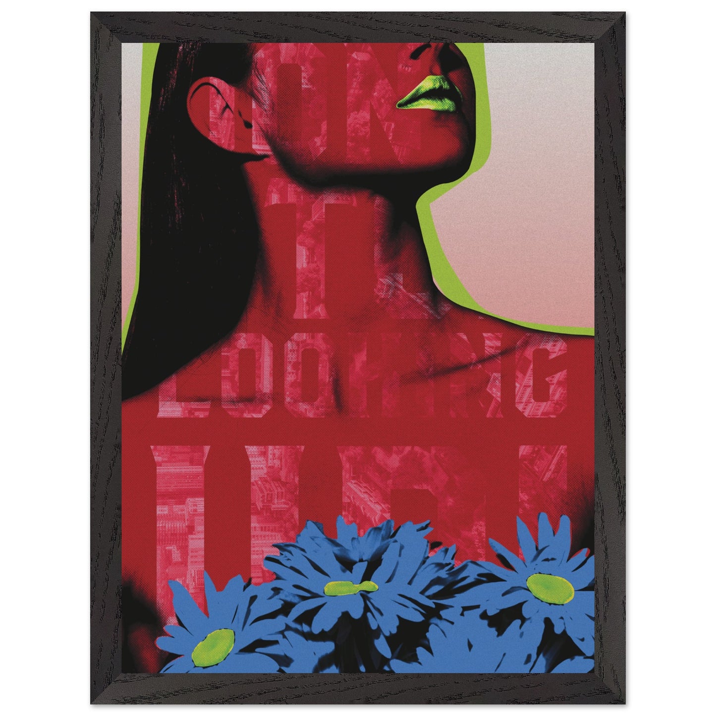 Wall Art Print - Looking Up (30x40, Framed, Frame Color: Black)