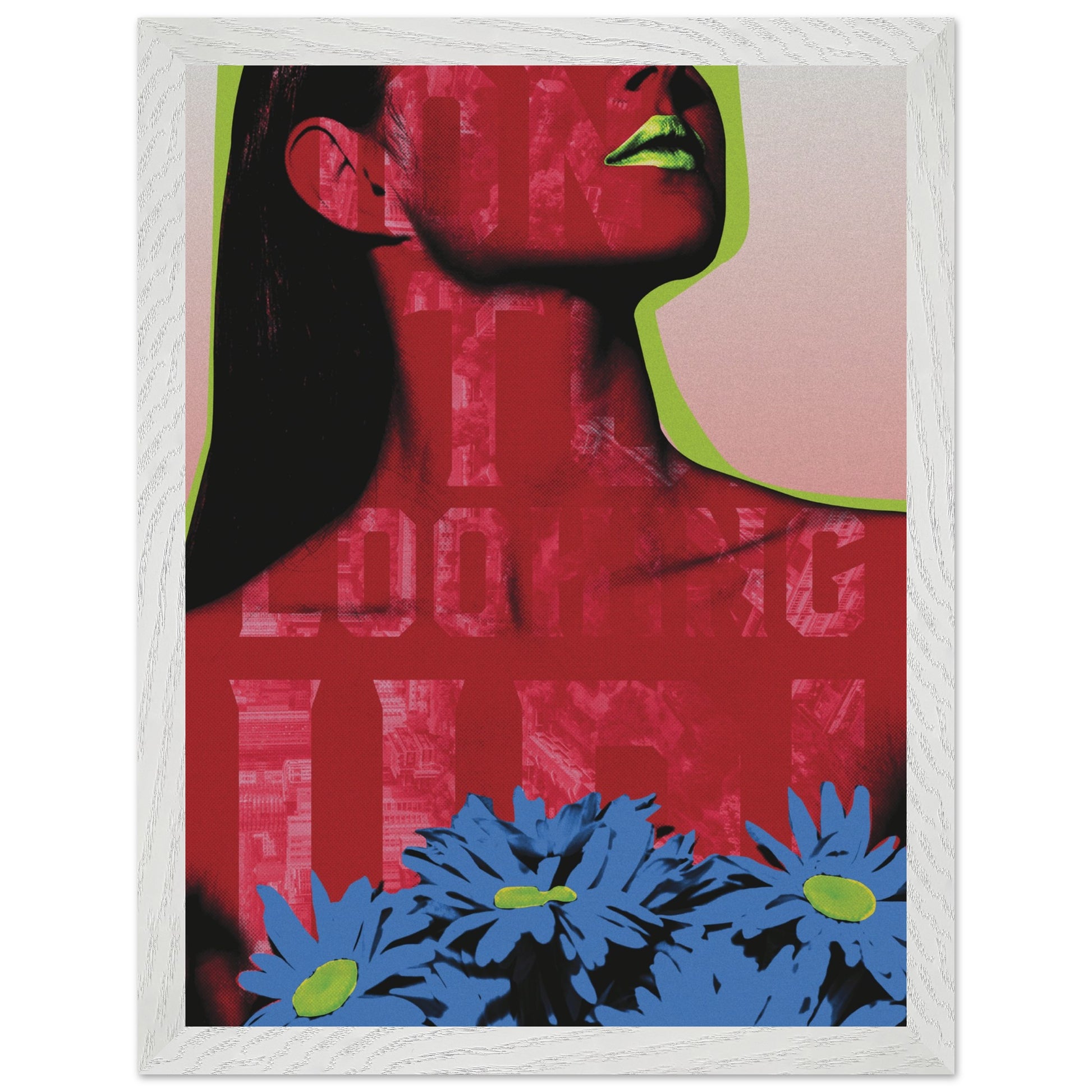Wall Art Print - Looking Up (30x40, Framed, Frame Color: White)