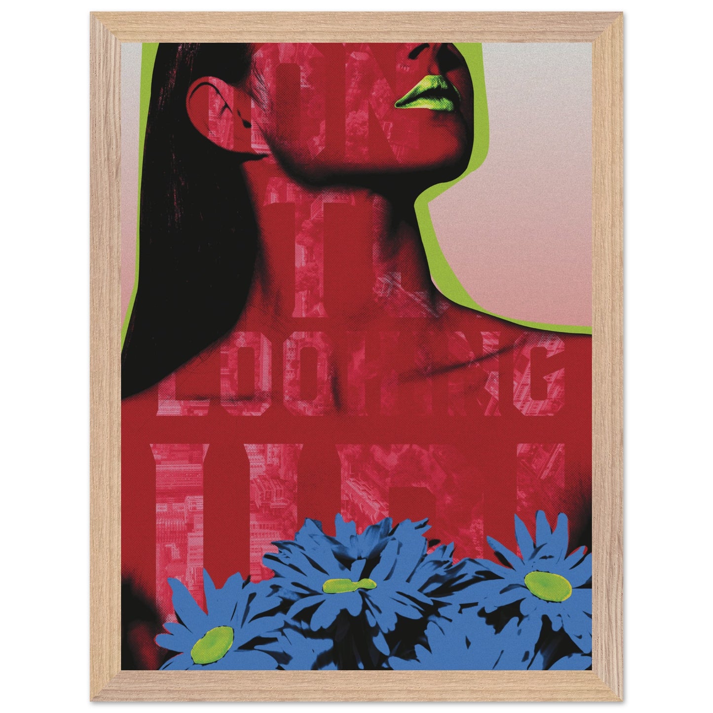 Wall Art Print - Looking Up (30x40, Framed, Frame Color: Wood)