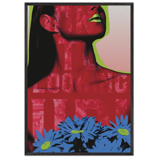 Wall Art Print - Looking Up (70x100 , Framed, Frame Color: Black)
