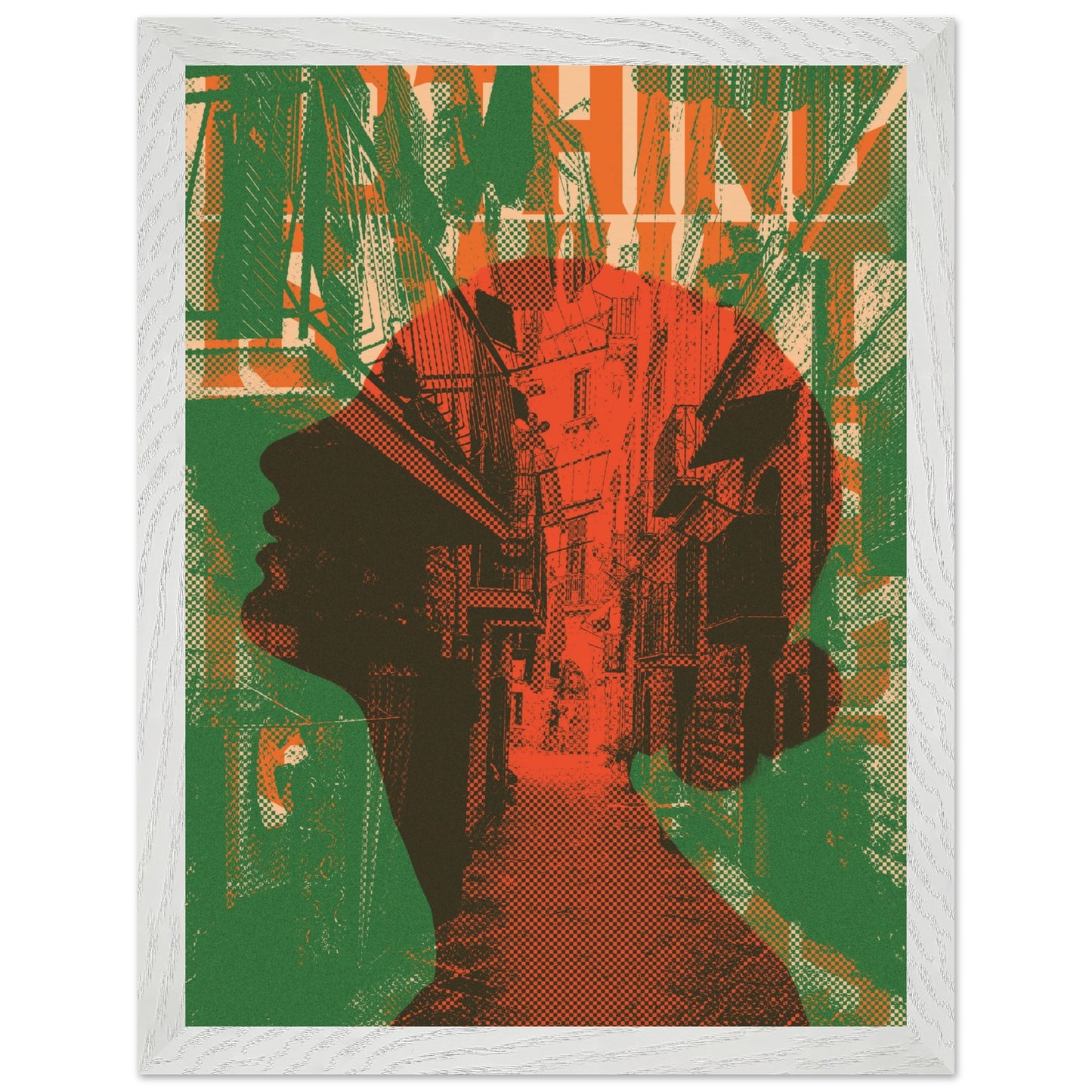 Wall Art Print - Nothing Is What It Seems (30x40, Framed, Frame Color: White)