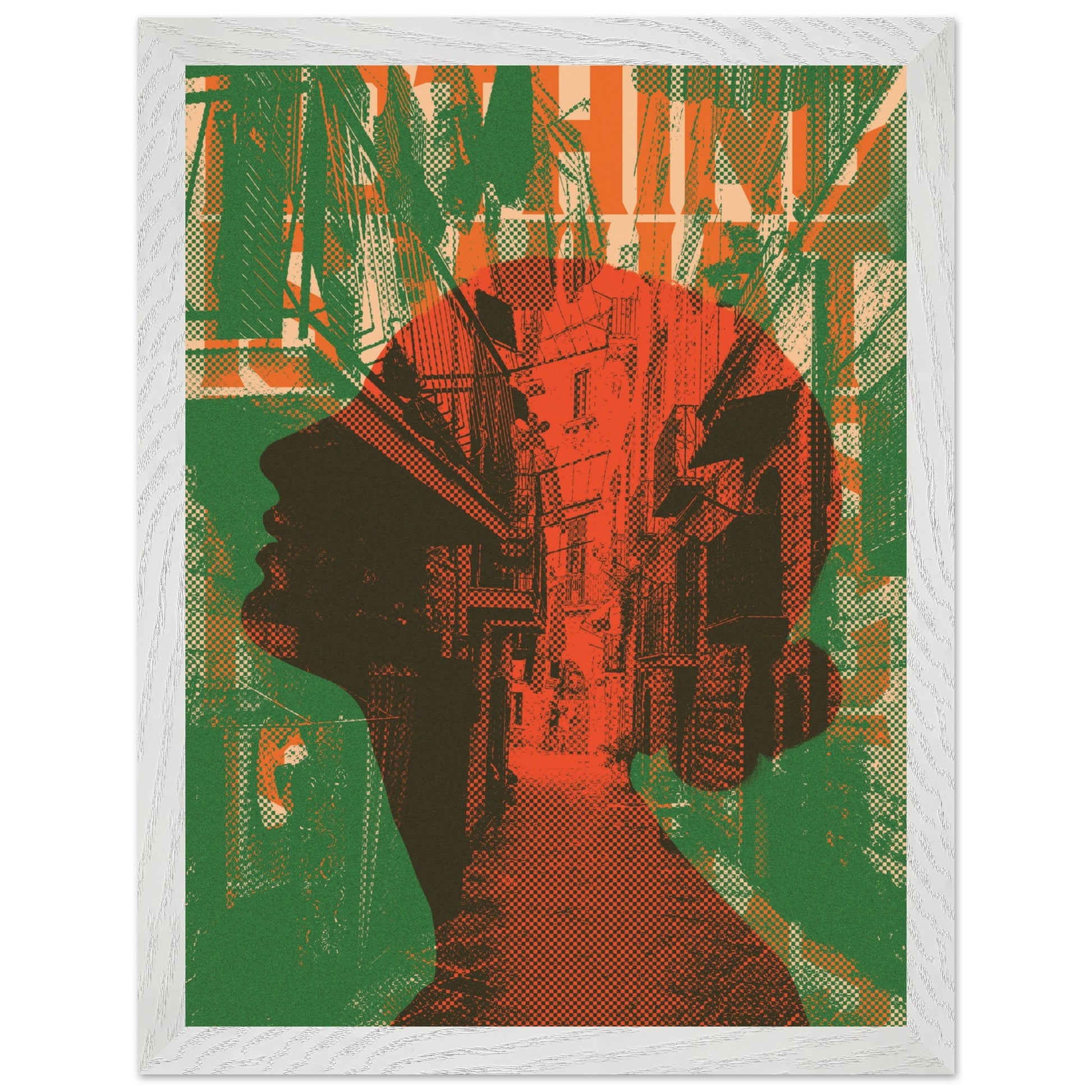 Wall Art Print - Nothing Is What It Seems (30x40, Framed, Frame Color: White)