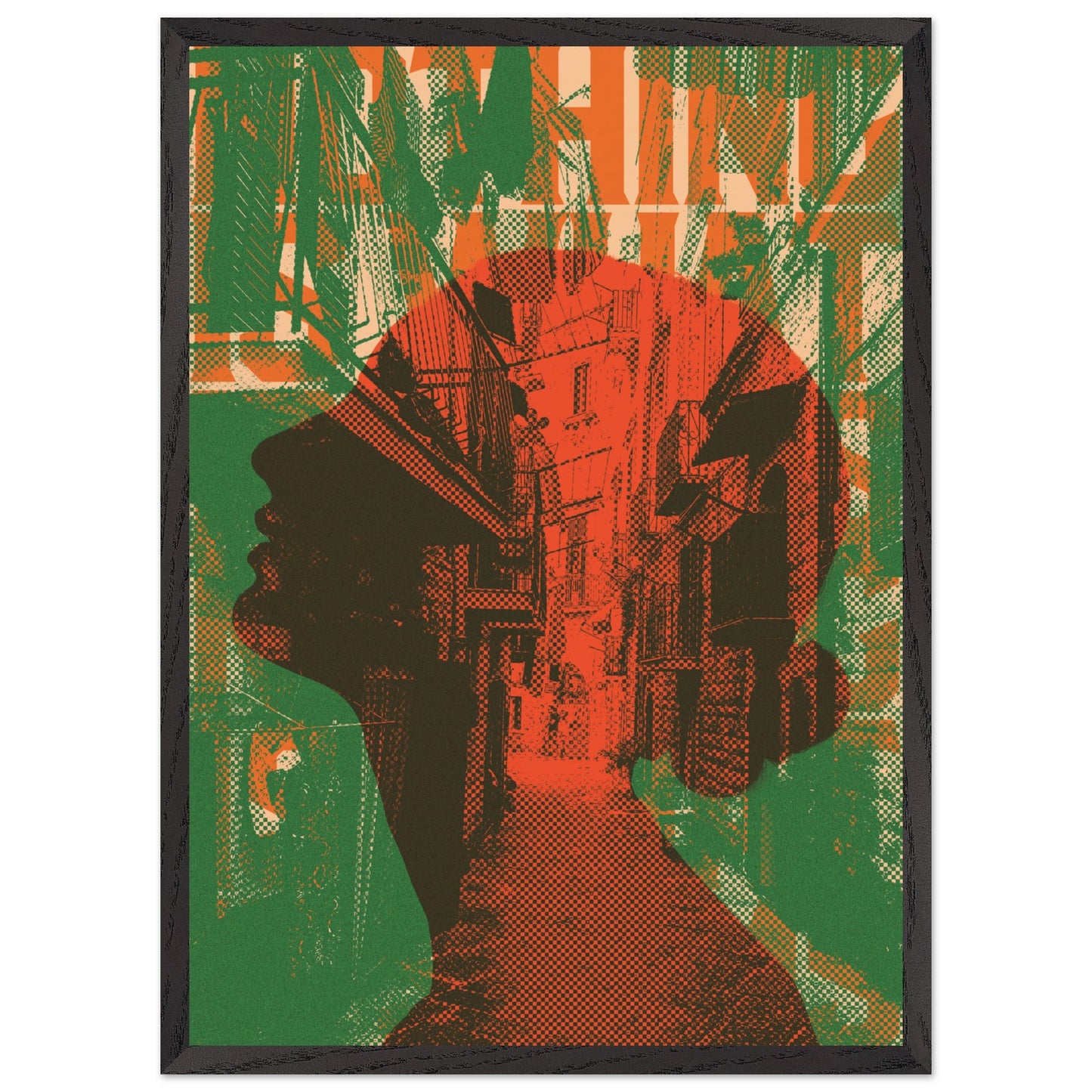 Wall Art Print - Nothing Is What It Seems (50x70, Framed, Frame Color: Black)