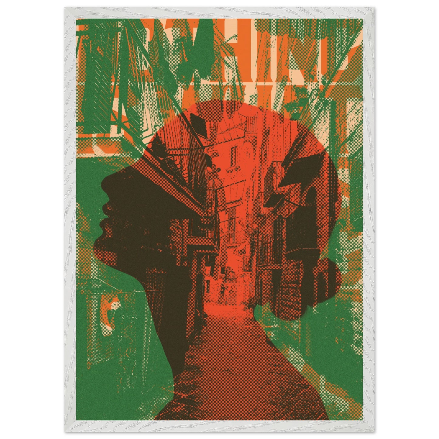 Wall Art Print - Nothing Is What It Seems (50x70, Framed, Frame Color: White)