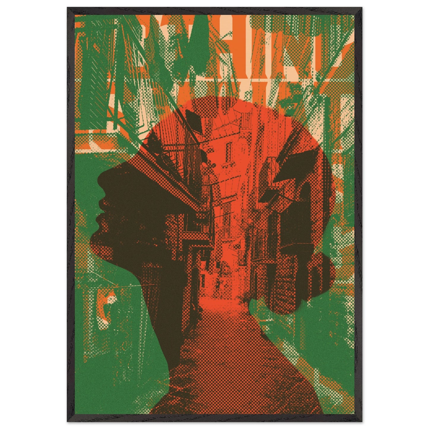 Wall Art Print - Nothing Is What It Seems (70x100 , Framed, Frame Color: Black)