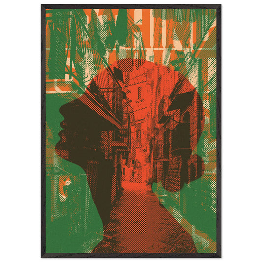 Wall Art Print - Nothing Is What It Seems (70x100 , Framed, Frame Color: Black)