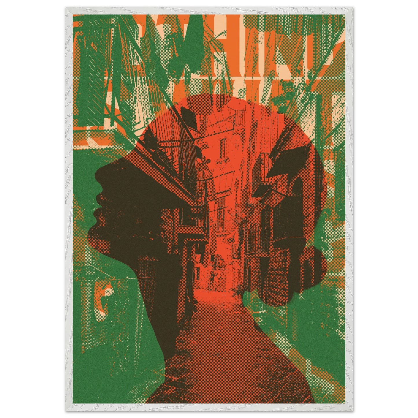 Wall Art Print - Nothing Is What It Seems (70x100 , Framed, Frame Color: White)