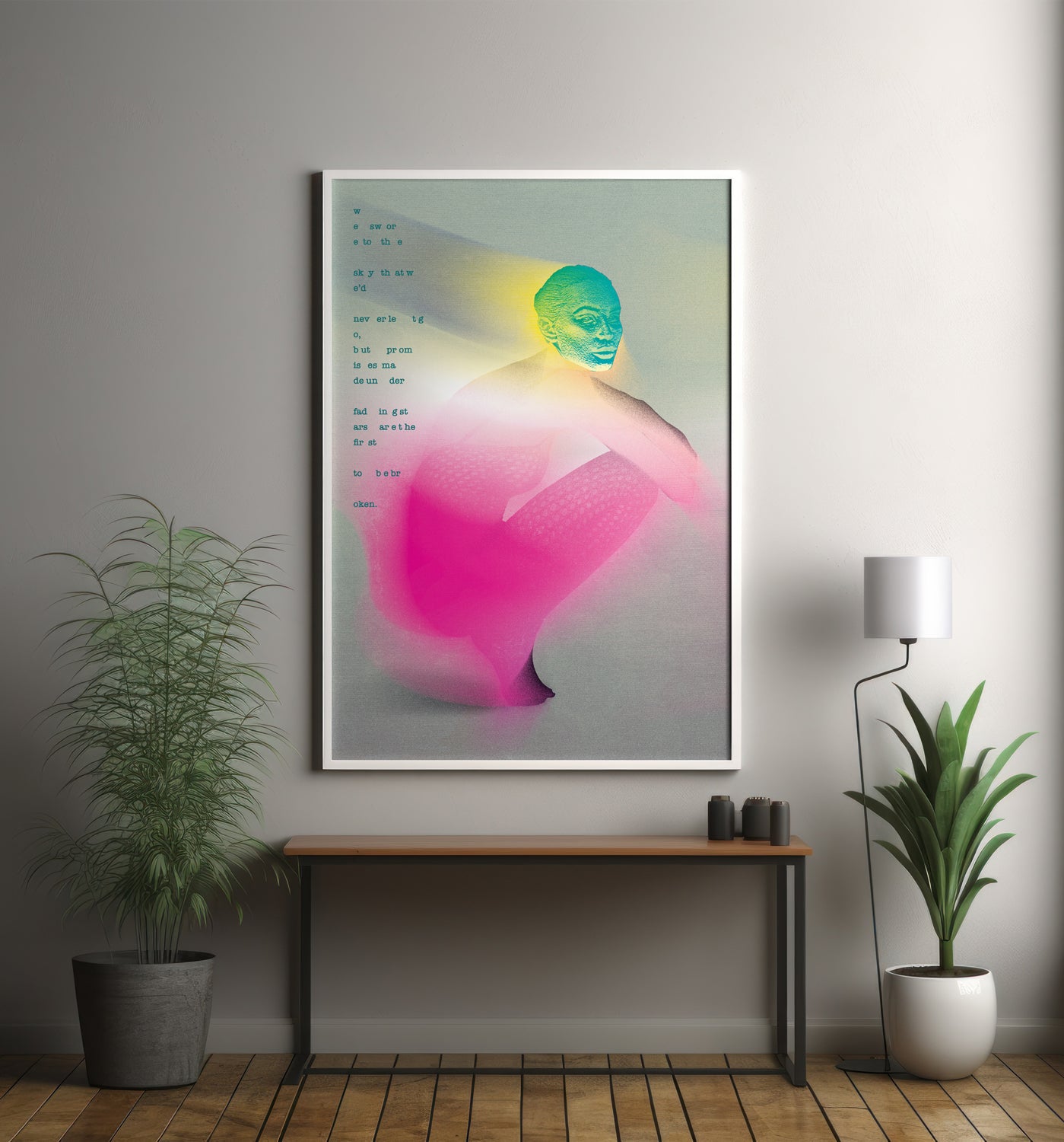 What We Promised the Sky_Wall Art Print Mockup